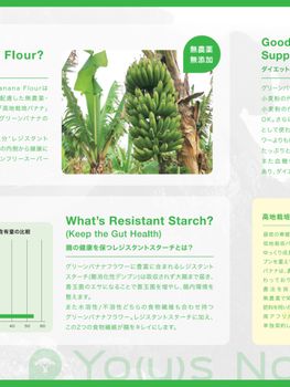 Yo(u)'s Natural Green Banana Flour 250g(グリーンバナナフラワー)